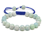 ANAYA AGATE Energy Protection Crystal Handmade Adjustable Bead Bracelet Perfect for Men, Women’s Christmas Gift - Gemstone Healing Stretch Bracelet Pulsera Para Hombre Mujer Stocking Stuffer - color: Amazonite