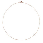 Honeycat Thin Chain Adjustable Choker in Gold, Rose Gold, or Silver (13", 14", 15", 16", 17") | Delicate Jewelry - color: Rose Gold