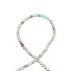 6mm Natural Azure Imperial Jasper Stone Beads Heart Shape Cute Fine Gems Spacer Beads Fit Jewelry Making DIY Exquisite Necklace Bracelet Accessory - color: Azure Imperial Jasper