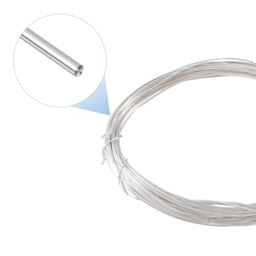 9.8 FT 925 Sterling Silver Jewelry Wire 28 Gauge 0.5mm Dead Soft Thin Craft Wire for Christmas Crafts Jewelry Wire Wrapping - color: 925 Sterling Silver-Round, size: 28 Gauge/0.3mm