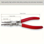 Wire Looping pincers–Create 6 Sizes (Ranging 3-9mm) of Loops & Jump Rings, 5.9" long (140mm), Polished Steel Head & PVC Comfort Handle