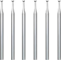 6 Pcs 1.8mm Round Cup Burr - 3/32'' Shank Wire Rounder Bits Jewelry Burs for Lapidary Making - color: 6 Pcs 1.8mm Round Cup Burs