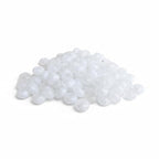Large Hole Beads for Jewelry Making-100pcs 14mm European Rondelle Spacer Beads,Big Hole Craft for Bracelets(Clear) - color: Clear