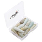 BEADIA Natural Amazonite Teardrop Stone Beads 10x30mm 12pcs Dangle Earring Charm for DIY Jewelry Making - color: Amazonite