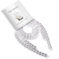 100PCS 8mm Natural Clear Quartz Beads Gemstone Round Loose Beads for Jewelry Making Chakra Crystal Stone Beads for Bracelets Necklace Earrings Making Supplies (100pcs/Strand)