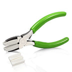 SPEEDWOX 5-Inch Flat Nose Plier Nylon Jaw Pliers For Jewelry Making Smooth Jaw Pliers Nylon Plier Non Marring Plyer for Wire Bending Twisting Shaping Straightening Plyers Jewelry Making Tool - style: 5" flat nose plier