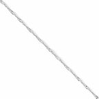 Jewelry 2mm Titanium Steel Silver Singapore Chain Necklaces for Women 16 to 30 in - size: 22 in