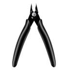 Precision Wire Cutters Flush Cut Pliers Side Cutter Diagonal Small Wire Snips for Jewelry Making Electronics Micro Ultra Sharp (Black)
