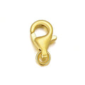 14K Yellow Gold Jewelry Clasp Necklace Extender, Double Lobster Clasp Bracelet Extension Connector for DIY Necklace Bracelet Anklet Jewelry Making, 14K Gold Double Spring Clasp (Style 4) - style: Style 4