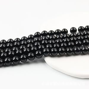 Handmade 8mm Beaded Bracelets For Men Protection Bracelet For Women Chakra Feng Shui Stretchy Handmade Lucky Money Stretchy Crystal Bracelets Best Gifts - color: Jade & Tourmaline