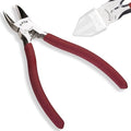 KATA 6-Inch Flush Cut Wire Cutters, Heavy Duty Side Cutter Pliers with Safety Cap, Sharp Snips for Crafting, Zip Ties, Floral Wire, Electrical, Jewelry, Chicken Wire, Artificial Flowers - color: 1 Pack 6 Inch With Safety Cap
