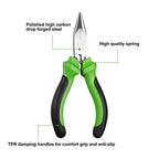 SPEEDWOX Mini Long Nose Pliers 5 Inches, Jewelry Beading Tool with Non-Serrated Jaws for Jewelry Making, Bending Wire and Small Object Gripping - style: Long Nose Pliers with Non-Serrated