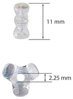 The Beadery - 11mm Tri-Bead, Transparent Multi - 900 Pieces - 825V029