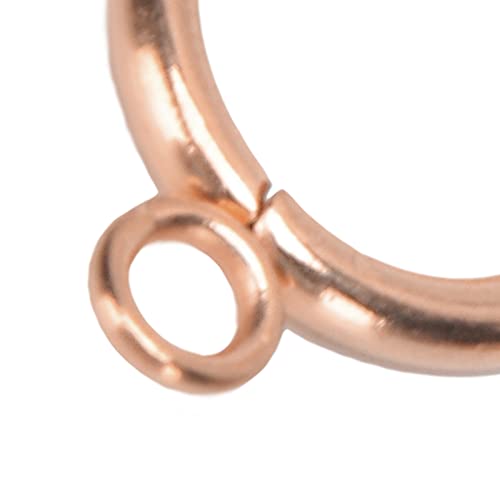 Round Toggle Clasps, Stainless Steel Toggle Clasps Rose Gold Jewelry Clasps for Necklace for Bracelet