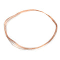 PATIKIL 66 Feet Solid Bare Copper Wire, 42 Gauge 99.9% Pure Copper Wire 0.1mm Soft Beading Wire Metal Plant Stem Ties for Jewelry Craft (20m) - size: 0.1mmx20m
