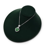 Oirlv Necklace Holder Bust Velvet Jewelry Display Necklace Display for Vendors Display Pendant Display Stand Green - color: Green Velvet