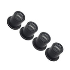 Toyvian 4pcs 10x Magnifying Loupe Magnifier Glass Set for Jewelry Repair and Watchmakers with Black Frame, Portable Eye Loupe Tool for Precision Crafting and Beading