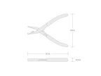 TEKTON Mini Flat Nose Pliers (Serrated Jaw) | PMN21001 - style: Flat Nose Pliers (Serrated Jaw)