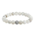 Bling Jewelry Natural Multi Color Semi Precious Gemstone Round Bead 8MM Strand Stackable Stretch Bracelet For Women Men Teen Unisex - color: Crazy Lace Agate