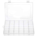 Gospire 36 Grids Clear Plastic Jewelry Box Organizer Storage Container with Removable Dividers (36 Grids - Clear) - color: Clear-36 Grids