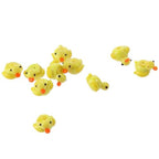 10 Pcs Duck Lampwork Beads Pendants 15X15mm Cartoon Animal Loose Beads for Necklace Bracelet DIY Jewelry Making