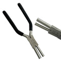 Bail Making Pliers with PVC Grip Handle | for Making S-Hooks, Ear Loops, Jump Loops, Bail, and More - German Stainless Steel ((6-IN-1) 2mm to 9mm Loops) - size: (6-IN-1) 2mm to 9mm Loops