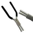Bail Making Pliers with PVC Grip Handle | for Making S-Hooks, Ear Loops, Jump Loops, Bail, and More - German Stainless Steel ((6-IN-1) 2mm to 9mm Loops) - size: (6-IN-1) 2mm to 9mm Loops