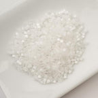 John Bead 25g Cylin Beads Crystal Silk Satin 11/0 Glass Cylindrical Seed Beads for Jewelry Bracelets Necklaces Earrings Making Embroidery - color: Transparent Crystal Silk Satin