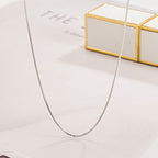 Dankadi Italian 925 Sterling Silver Necklace For Women 0.9mm Box Chain 1.3mm Rolo Chain O-Chain Lobster Claw Clasp - Pendant Chain - 16 "18" 20 "22" 24 "26" Jewelry Gift - color: Box Chain, size: 18 inches