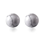 150 Pcs 6mm White Turquoise Beads Natural Gemstones Round Loose Beads for DIY Jewelry Making Energy Healing Power Stones - color: White Turquoise, size: 6mm