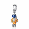 Charm for Bracelets and Necklaces, Heart Animals 925 Sterling Silver Bead Celestial Sun Moon Star Charms Jewelry Gift for Women Girls - color: Astronaut Dangle Charm
