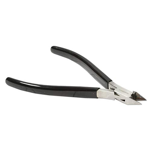 The Beadsmith Side Cutter – Extra Fine Tips – 4.5 inches (114mm) – PVC Grip Handle with Double Leaf Springs – Jewelry Making Tool for Creating Bracelets, Earrings and Necklaces - style: Side Cutter