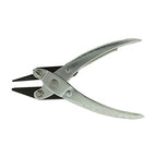 The Beadsmith Round Nose/Concave Parallel Pliers - 5.71 inches (145mm), Steel tool for jewelry making, no spring - style: Round Nose/Concave - 145mm