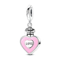LAZA Charms for Bracelets 925 Sterling Silver Butterfly Summer Travel Ocean Lucky Charm Beads Pendant Jewelry for Women Mom - color: Love Heart