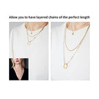 ADMITRY 3 Pcs 925 Sterling Silver Necklace Extender, Durable Chain Extenders, Necklace Bracelet Anklet Jewelry Extension for Women (1 2 3 Inch) - color: Sterling Silver Necklace Extender