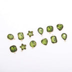 Song Xi Red Shape Random Charms For Jewelry Making Clear Crystal Charms Pendants Bracelets Necklace Earrings Bulk Keychain Arts And Crafts Diy Birthday Gifts For Women AB Color 12pcs - color: Random Shapes - Yellowish Green
