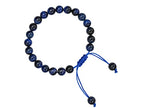 Amazing Gemstone Blue Tiger Eye Star Bracelet for Women Men's Gifts - Protection Healing Crystal Bracelet - 8mm Gemstone Beaded Adjustable Bracelet Pulseras Para Hombres Mujer Stocking Stuffers - color: Blue Tiger Eye (Star)