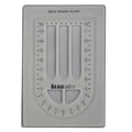 The Beadsmith Bead Board, Grey Flocked, 28” U-Shaped Channel, 8.5 x 12 inches, Design Boards for Creating Bracelets, Necklaces and Other Jewelry - size: 28" - 1 Channel
