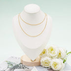 KYUNHOO 16.4FT/5M Stainless Steel Paperclip Chain Roll Gold Plated Jewelry Making Chains Spool Bulk Jewelry Links with Lobster Clasps Jump Rings for Crafting DIY - color: Paperclip Gold
