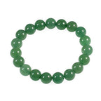 AD Beads Natural Gemstone Round Beads Stretch Bracelet Healing Reiki 10mm (Aventurine) - color: Aventurine