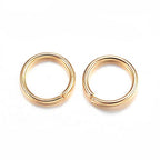HDSupplies 100 Pieces - 304 Gold Tone Stainless Steel Jump Rings - 4mm Outer Diameter (Small) - 24 Gauge (0.5mm Thickness) - color: Gold Tone Stainless Steel, size: 4mm / 0.5mm Thick / 24 Gauge