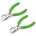2 Pieces 5" Double Nylon Jaw Flat Nose Pliers Mini Precision Pliers Wire Looping Pliers Wire Bending Pliers Jewelry Making Pliers for Handmade DIY Hobby Projects Tools - style: 2 Set 5-Inch Nylon Jaw Pliers