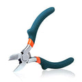 SPEEDWOX Mini Diagonal Pliers Thin Precision Wire Cutters 4-1/2 Inches Convex Shoulder Small Plastic Nippers Micro Side Cutter Side Cutting Fine Plier Jewelry Making Professional Beading Hobby Craft - style: Diagonal Pliers