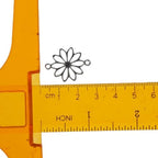 60Pcs Flower Connector Charms, Sliver Alloy Daisy Flower Double Loop Pendants Alloy Links Connectors for Jewelry Making
