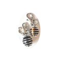 crystal pet collar charms,cat collar charms, dog collar charms - color: Shungite + Tiger Eye