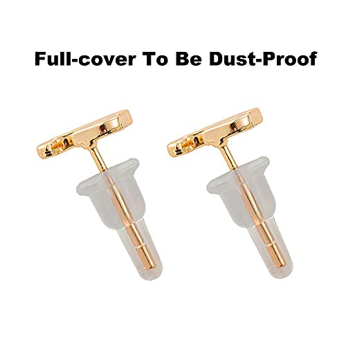 Clear Silicone Earring Backs - 150 Pcs / 75 Pairs Hypoallergenic Secure Push-Back Earring Stoppers for Stud Earrings, 10x6mm Full-Cover Studs Dust-Proof… - color: Silicon Full Style
