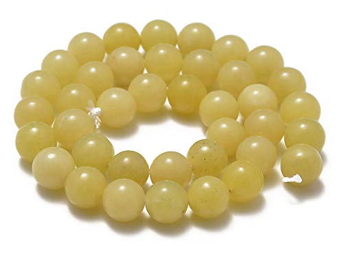 AD Beads Natural Gemstone Smooth Round Loose Beads 15“ 6mm 8mm 10mm (8mm, Afghan Jade) - color: Afghan Jade, size: 8mm