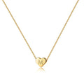 Turandoss Mothers Day Gifts for Mom Wife - Dainty 14K Gold Plated Heart Initial A-Z Pendant Letter Heart Necklace Birthday Mothers Day Gifts for Women Girls - style: M