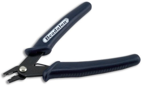 Beadalon EZ-CRIMP Tool- Fits EZ Crimp Clasps, Dark Blue, 5.25 in / 13.3 cm - color: Dark Blue, size: Ez-crimp
