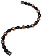 Copper and Magnetic Hematite Bracelet - size: 8 Inches